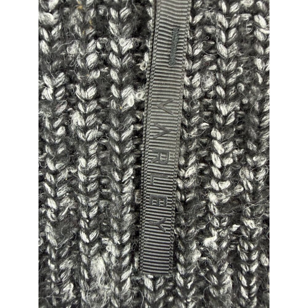 Varley Sweater Willard Half Zip Womens Medium Chunky Knit Pullover Black $178 - Picture 8 of 10